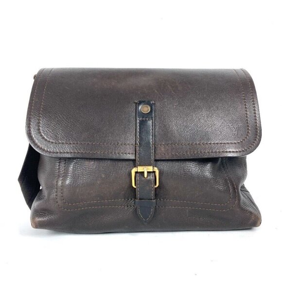 LOUIS VUITTON M92994 Utah Ohama Bag Messenger Bag Flap Shoulder Bag - Picture 1 of 15